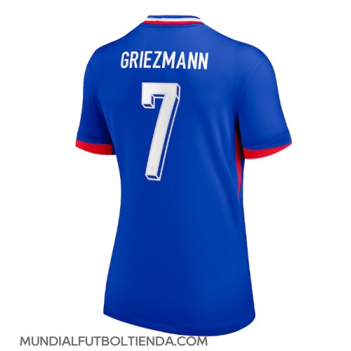 Camiseta Francia Antoine Griezmann #7 Primera Equipación Replica Eurocopa 2024 para mujer mangas cortas